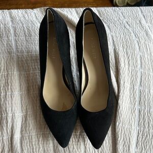 Nine West Black Suede Heels